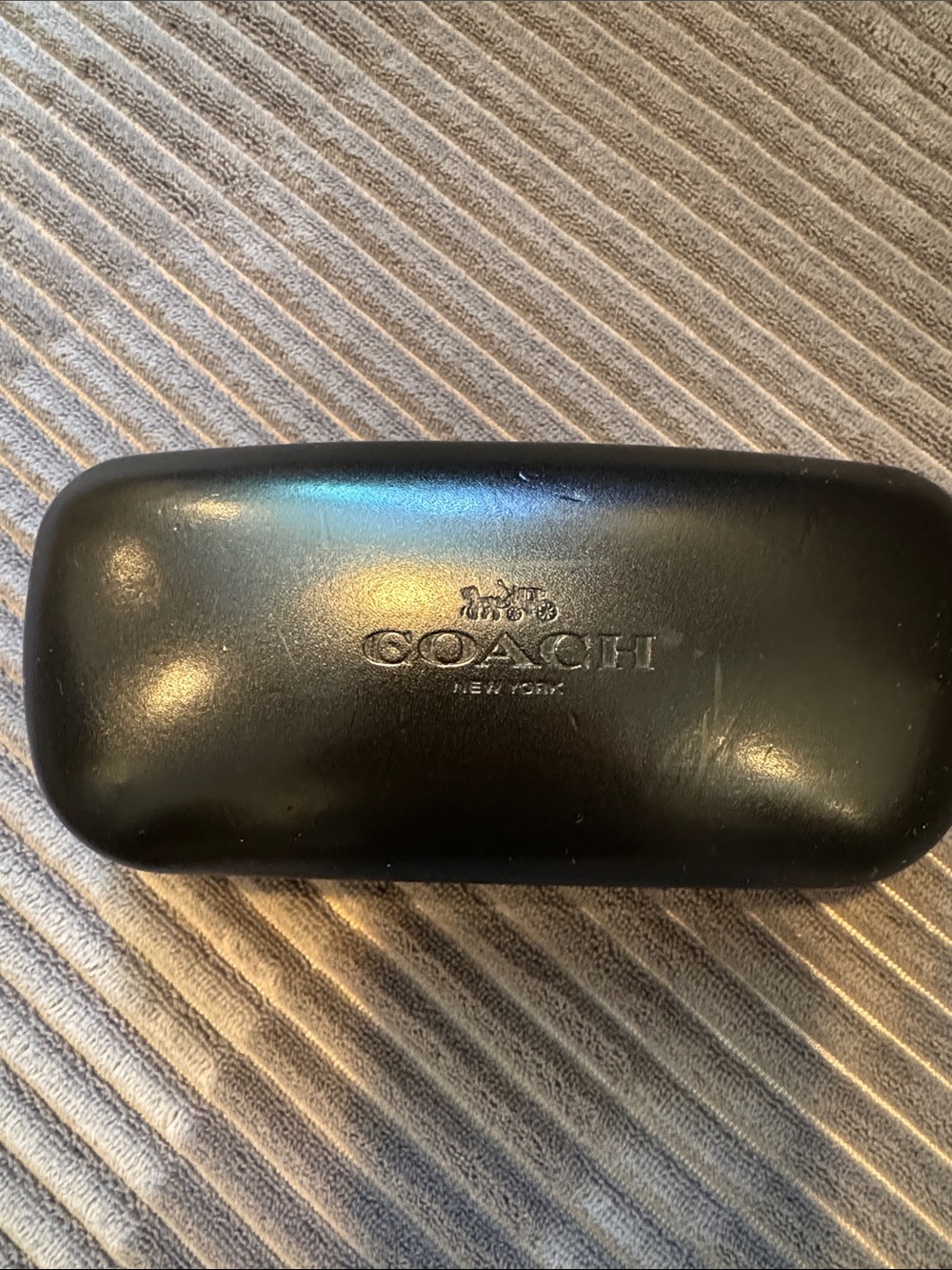 Coach Black Hard Shell Eyewear Case